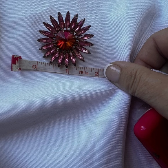 Vintage juliana Aurora Borealis Rhinestone facetted Brooch Pin Brooch - Picture 2 of 5